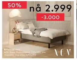 Skeidar XOV Basic Rammeseng, NOK 2999 tilbud