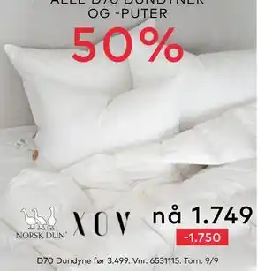 Skeidar D70 Dundyne, NOK 1750 tilbud