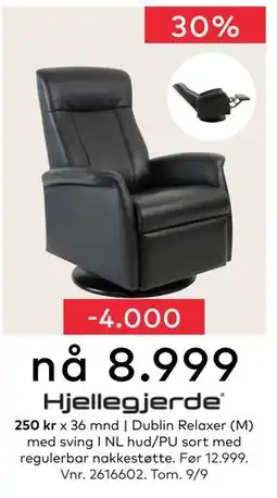 Skeidar Dublin Relaxer (M), NOK 8999 tilbud