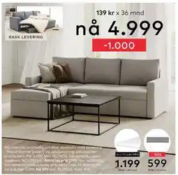 Skeidar Sacramento over-madrass, NOK 1199 tilbud