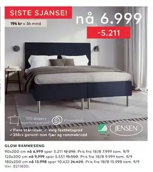 Skeidar GLOW RAMMESENG tilbud