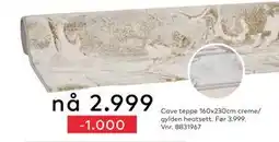 Skeidar Cave teppe, NOK 2999 tilbud