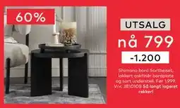 Skeidar Shimana bord, NOK 799 tilbud