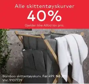 Skeidar Alle skittentøyskurver tilbud