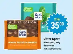 Eurocash Ritter Sport, SEK 35 tilbud