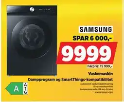 POWER Vaskemaskin, NOK 9999 tilbud