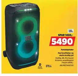 POWER Partyhøyttaler, NOK 5490 tilbud