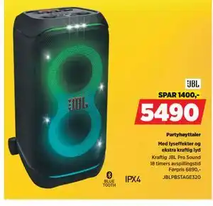 POWER Partyhøyttaler, NOK 5490 tilbud