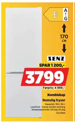 POWER Kombiskap, NOK 3799 tilbud