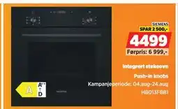 POWER Integrert stekeovn, NOK 4499 tilbud