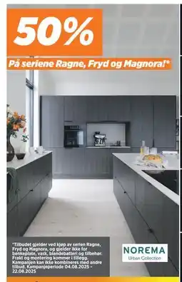 POWER 50% På seriene Ragne, Fryd og Magnora! tilbud
