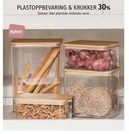 Nille PLASTOPPBEVARING & KRUKKER tilbud