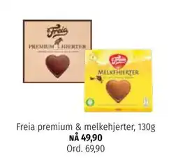 Nille Freia premium & melkehjerter, 130g, NOK 49.9 tilbud