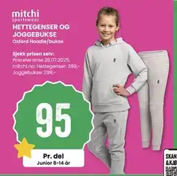 Sport Outlet HETTEGENSER OG JOGGEBUKSE, NOK 95 tilbud