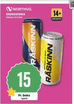 Sport Outlet ENERGIDRIKK, NOK 15 tilbud