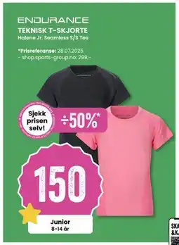 Sport Outlet TEKNISK T-SKJORTE, NOK 150 tilbud