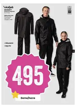 Sport Outlet REGNSETT, NOK 495 tilbud