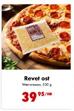 Nordby Supermarket Revet ost Wernerssons, tilbud