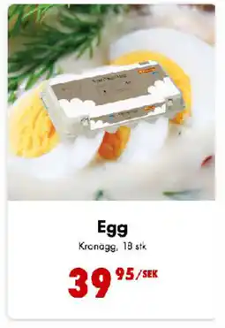 Nordby Supermarket Egg Kronägg, 18 stk tilbud