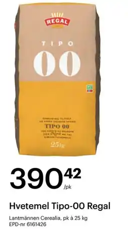 Storcash Hvetemel Tipo-00 Regal tilbud