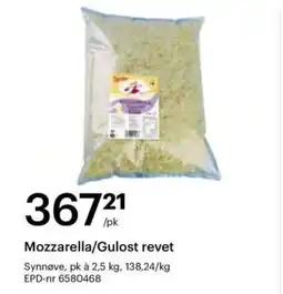 Storcash Mozzarella/Gulost revet tilbud