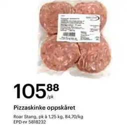 Storcash Pizzaskinke oppskåret tilbud