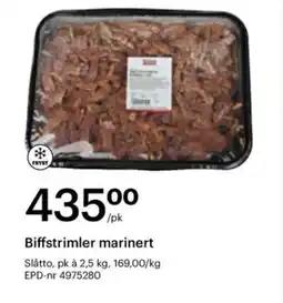 Storcash Biffstrimler marinert tilbud
