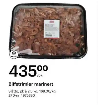 Storcash Biffstrimler marinert tilbud