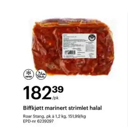 Storcash Biffkjøtt marinert strimlet halal tilbud