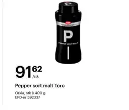 Storcash Pepper sort malt Toro tilbud