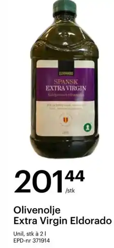 Storcash Olivenolje Extra Virgin Eldorado tilbud
