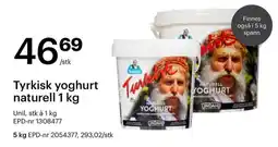 Storcash Tyrkisk yoghurt naturell tilbud