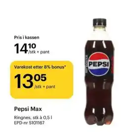 Storcash Pepsi Max tilbud