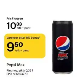Storcash Pepsi Max tilbud