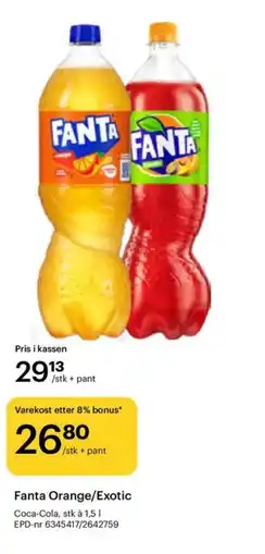 Storcash Fanta Orange/Exotic tilbud