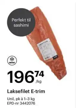 Storcash Laksefilet E-trim Unil, pk à tilbud