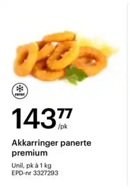 Storcash Akkarringer panerte premium tilbud