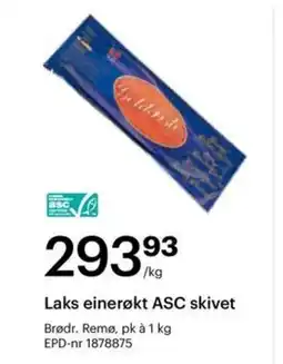 Storcash Laks einerøkt ASC skivet tilbud