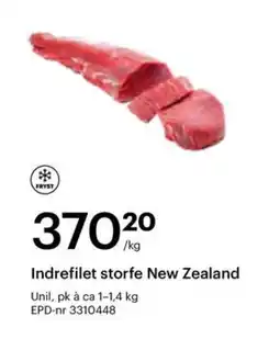 Storcash Indrefilet storfe New Zealand tilbud