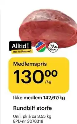 Storcash Rundbiff storfe tilbud