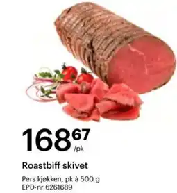 Storcash Roastbiff skivet tilbud