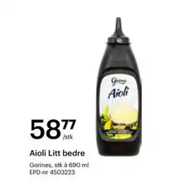 Storcash Aioli Litt bedre tilbud