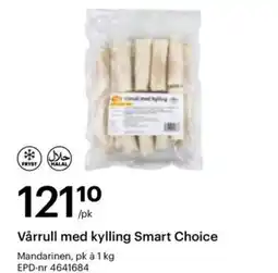 Storcash Vårrull med kylling Smart Choice tilbud