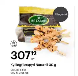 Storcash Kyllingfiletspyd Naturell tilbud