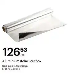 Storcash Aluminiumsfolie i cutbox tilbud