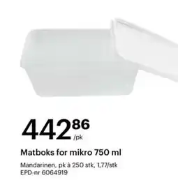 Storcash Matboks for mikro tilbud