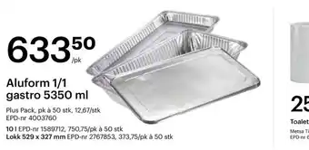 Storcash Aluform 1/1 gastro tilbud