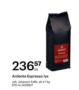 Storcash Ardente Espresso lys tilbud
