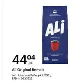 Storcash Ali Original finmalt tilbud