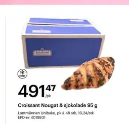 Storcash Croissant Nougat & sjokolade tilbud